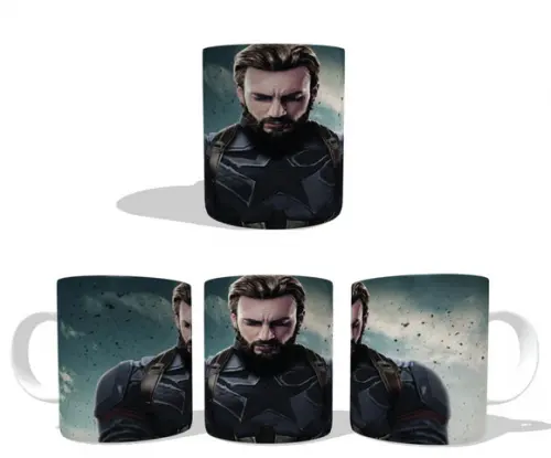 Caneca Capitão América Guerra infinita