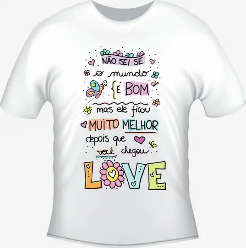 Camiseta Namorados Declaração