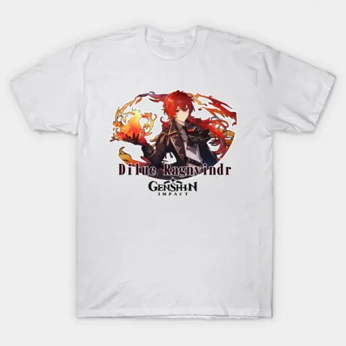 Camiseta Genshin Impact - Diluc