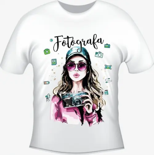 Camiseta Profissão Fotografa
