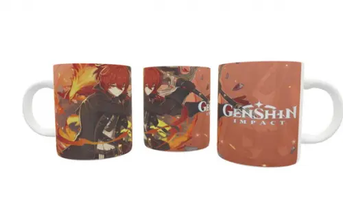 Caneca Diluc Genshin Impact