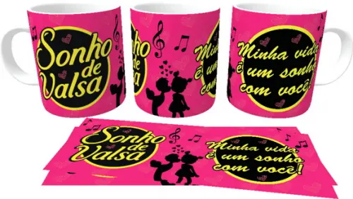 Caneca Sonho de Valsa - Namorados