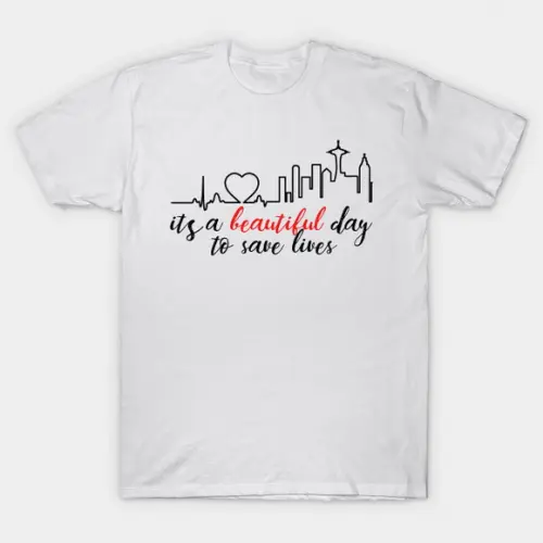 Camiseta It's a beautiful day to save lives Greys Anatomy