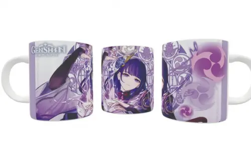 Caneca Genshin Impact - Raiden Shogun Baal