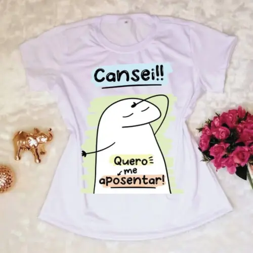 Camiseta Flork Bento Cansei! Quero Me Aposentar