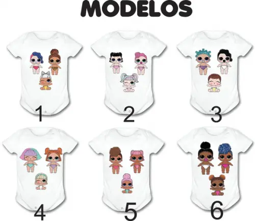 Body Para Bebê L.o.l Surprise - Personalizado