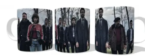 Caneca La Casa de Papel Elenco