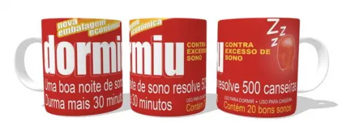 Caneca Remédio Dormiu