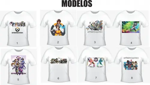 Camiseta Overwatch Unissex - Escolha seu Modelo