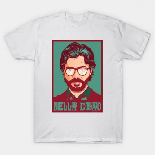 Camiseta El Professor - La Casa de Papel Bella Ciao
