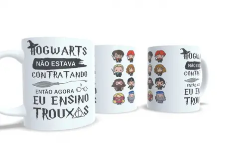 Caneca Ensinando Trouxas Hp