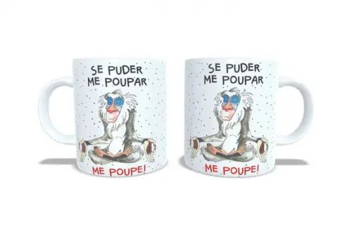 Caneca se Puder Me Poupar Me Poupe Rafiki Rei Leão