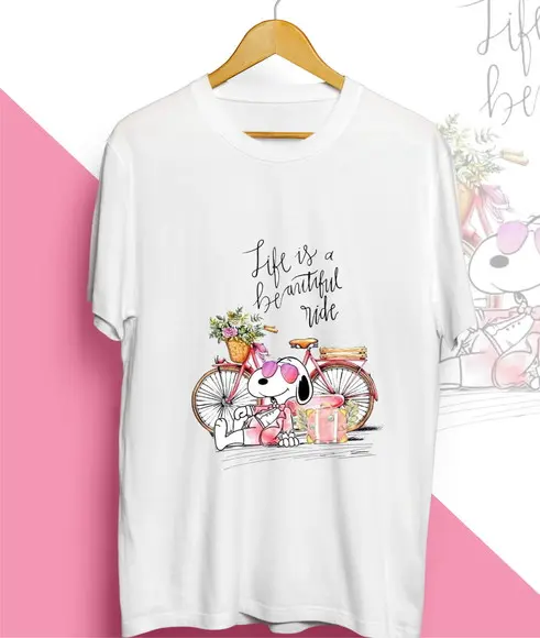 Camiseta S.n.o.o.p.y Life Is Beautiful Ride
