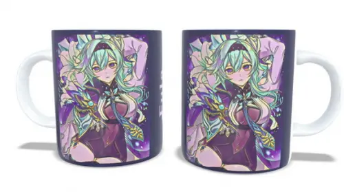 Caneca Genshin Impact Purple Eula