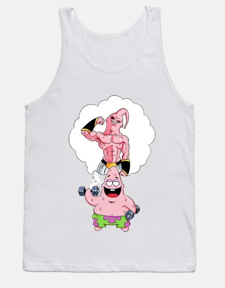 Camiseta Regata Majin Boo Dragon Ball Gym Academia