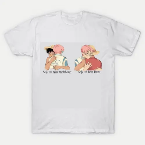 Camiseta Seja Um Bom Pirata Seja Um Bom Marinheiro Luffy Kob