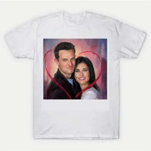 Camiseta Friends Mondler Chandler e Monica