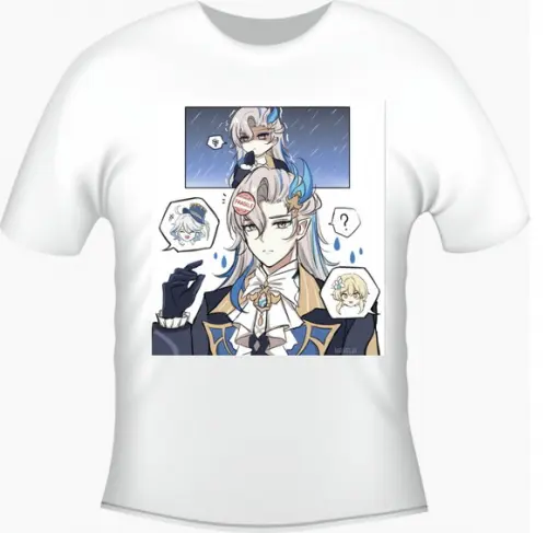 Camiseta Neuvileltte Icon Genshin Impact