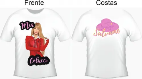 Camiseta Mia Colucci Rebelde