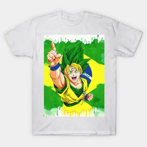 Camiseta Dragon Ball Goku Brasil