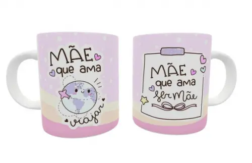 Caneca Mãe - Mãe que Ama Viajar