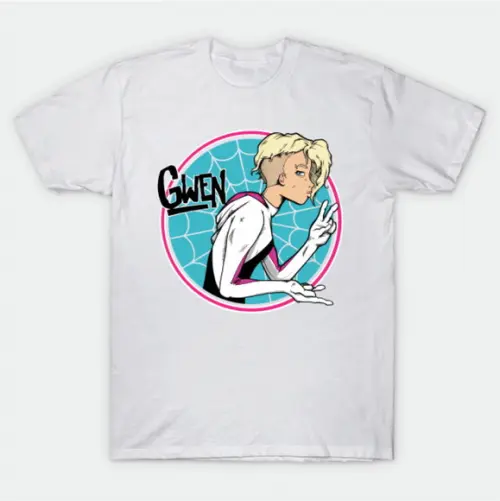 Camiseta Spiderverso Man Homem Aranha Gwen