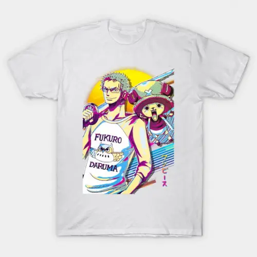 Camiseta Zoro e Chopper One Piece