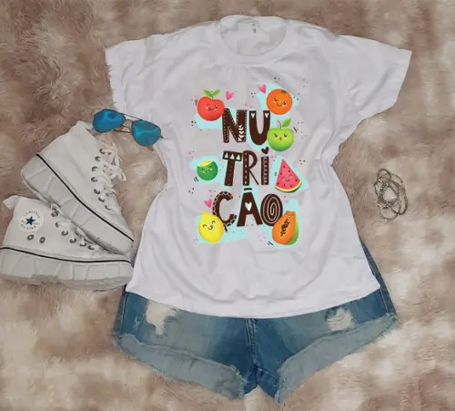 Camiseta Nutrição Fruits