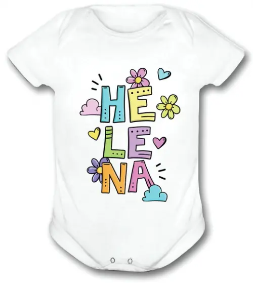 Body para Bebê Nome - Personalizado