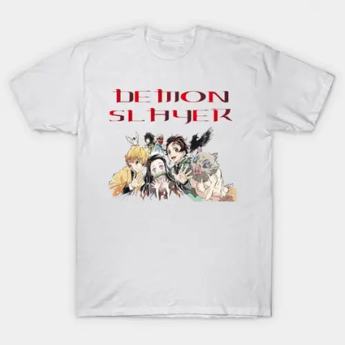 Camiseta Demon Slayer Group