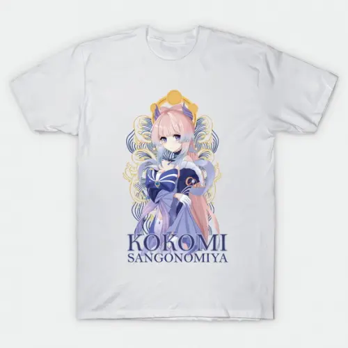 Camiseta Genshin Impact - Sangonomiya Kokomi