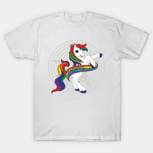 Camiseta Everything is Awesome Rainbow Unicorn