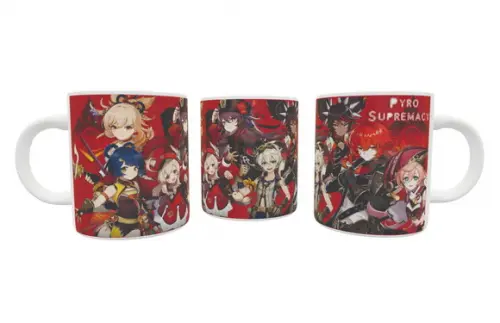 Caneca Genshin Impact Pyro Supremacy