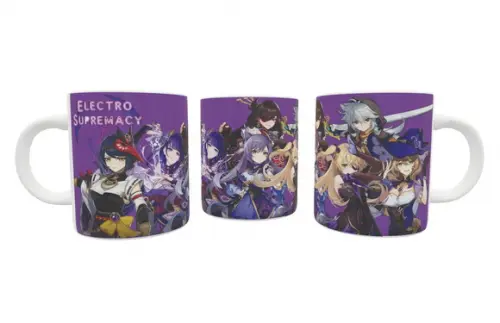 Caneca Genshin Impact Electro Supremacy