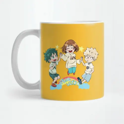 Caneca My Hero Academia - Team Plus Ultra Deku-Ocha-Baku