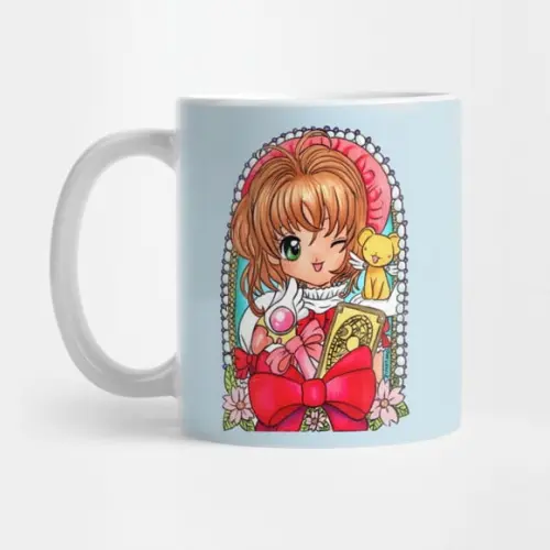 Caneca Sakura and Kero Sakura Card Caption