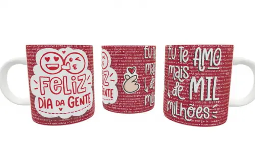 Caneca Eu Te Amo Mais De Mil Milhões Namorados