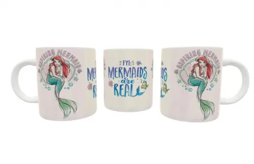 Caneca Ariel - Mermaids are Real Pequena Sereia