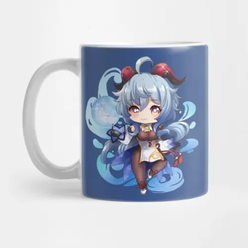 Caneca Genshin Impact - Ganyu Chibi