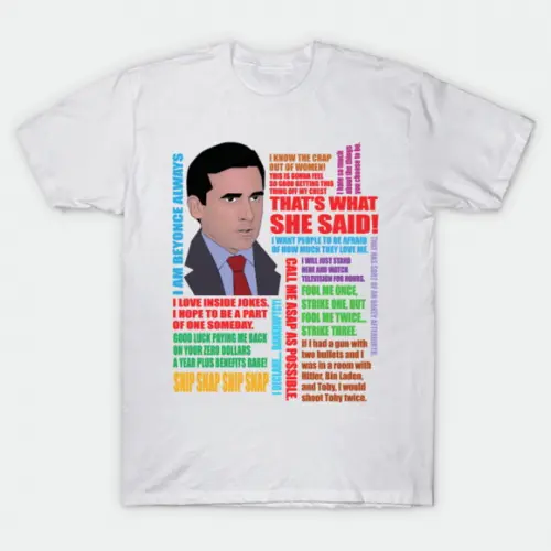 Camiseta The Office Michael Scott Quotes