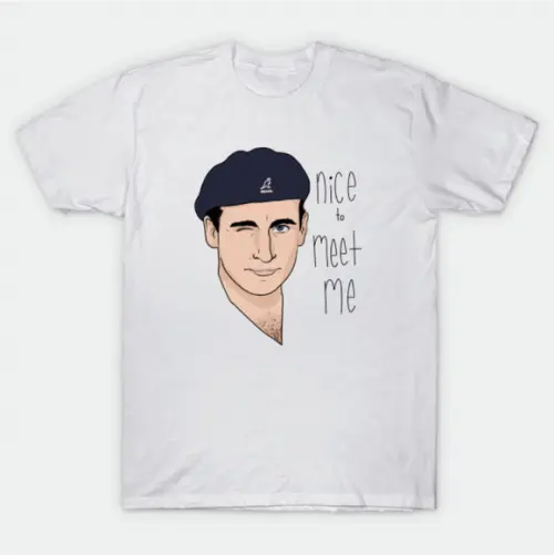 Camiseta Date Mike Nice To Meet Me The Office
