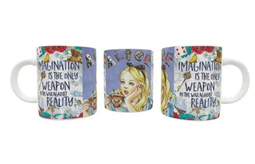 Caneca Alice Imagination Is The Only Weapon