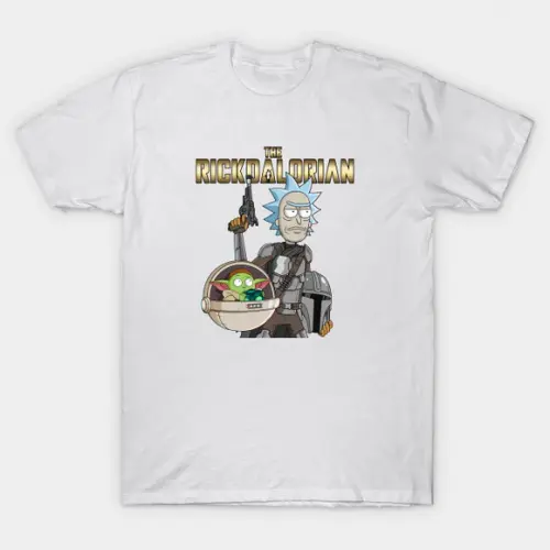 Camiseta The Rickdalorian R.i.c.k. A.n.d. M.o.r.t.y