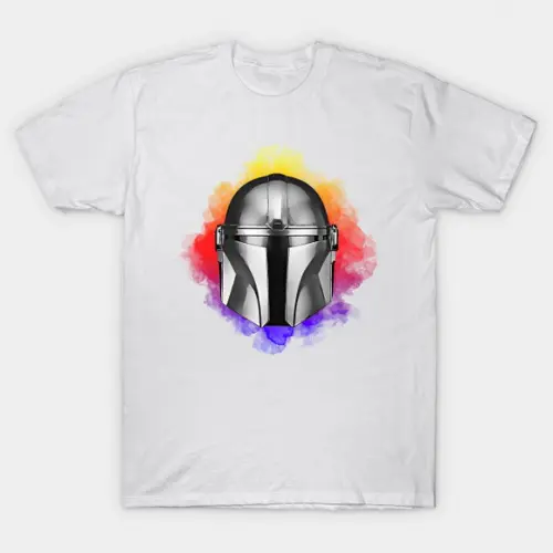 Camiseta The Mandalorian Watercolor Splashes