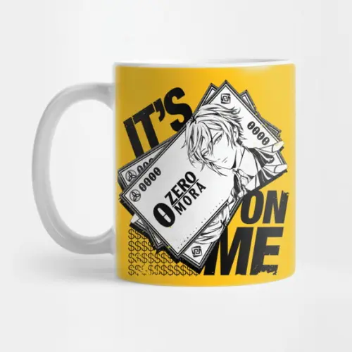 Caneca Zhongli - It's On Me Genshin Impact