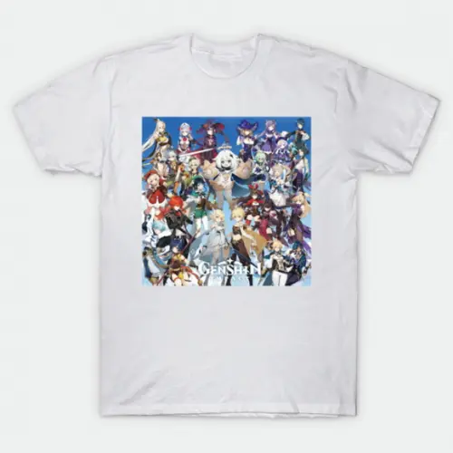 Camiseta All Characters Genshin Impact