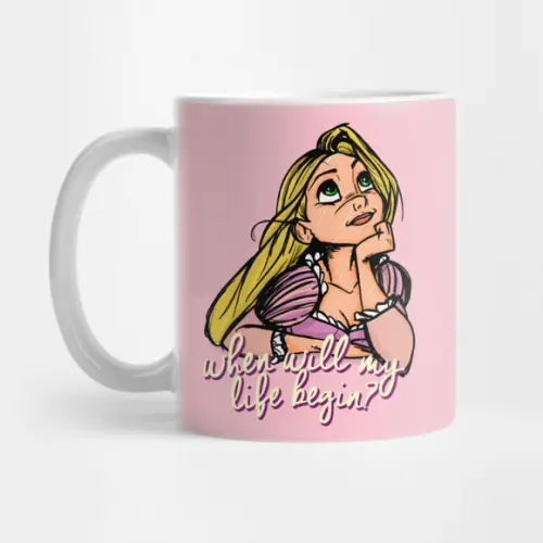 Caneca When Will My Life Begin Rapunzel