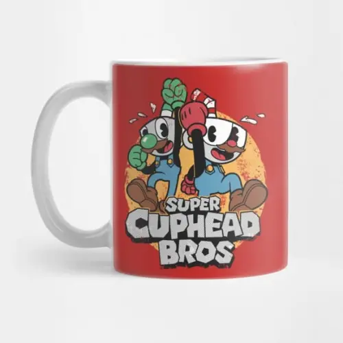 Caneca Super Cuphead Bros