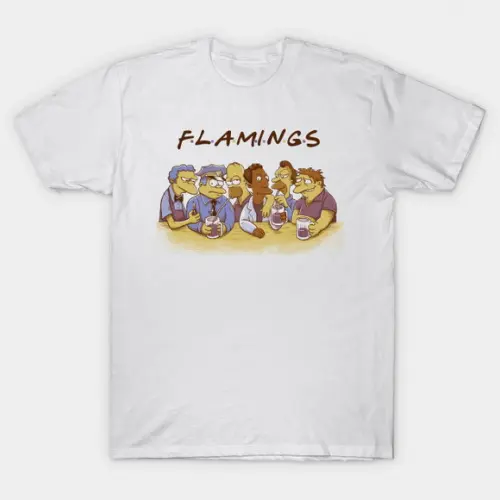 Camiseta F.l.a.m.i.n.g.s S.i.m.p.s.o.n.s Squad