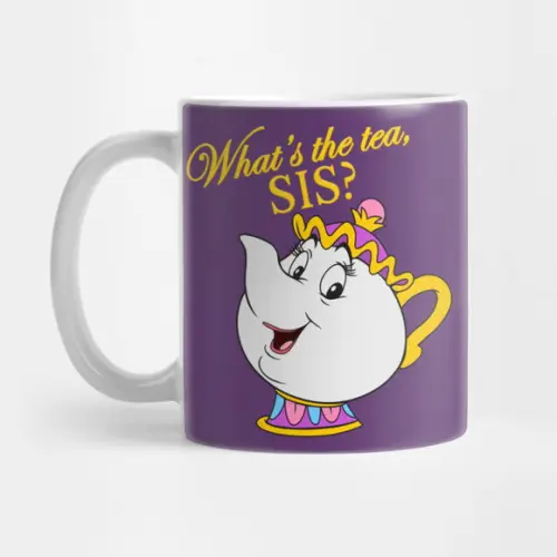 Caneca What's The Tea? Mr Potts Bela e a Fera